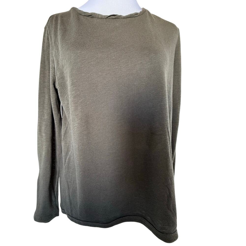 SKU2599 Timeout Southern California Women's Size Large Dark Cedar Green  Top